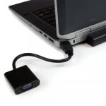 Techly IDATA-HDMI-VGA2A Videokabel-Adapter 0,15 m VGA+3.5mm Schwarz