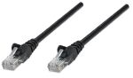 Intellinet Premium Netzwerkkabel, Cat6a, S/FTP, 100% Kupfer, Cat6a-zertifiziert, LS0H, RJ45-Stecker/RJ45-Stecker, 0,25 m, schwarz