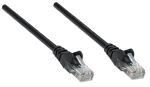 Intellinet Premium Netzwerkkabel, Cat6a, S/FTP, 100% Kupfer, Cat6a-zertifiziert, LS0H, RJ45-Stecker/RJ45-Stecker, 0,25 m, schwarz