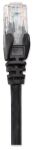 Intellinet Premium Netzwerkkabel, Cat6a, S/FTP, 100% Kupfer, Cat6a-zertifiziert, LS0H, RJ45-Stecker/RJ45-Stecker, 0,25 m, schwarz