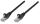 Intellinet Premium Netzwerkkabel, Cat6a, S/FTP, 100% Kupfer, Cat6a-zertifiziert, LS0H, RJ45-Stecker/RJ45-Stecker, 0,25 m, schwarz