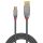 Lindy 36632 USB Kabel USB 2.0 2 m USB A Mini-USB B 0,48 Gbit/s Grau