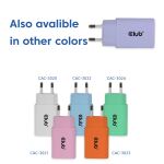CLUB3D 2-Pack USB-C® Charger 30Watt Purple