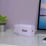 CLUB3D 2-Pack USB-C® Charger 30Watt Purple