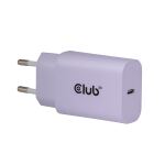 CLUB3D 2-Pack USB-C® Charger 30Watt Purple