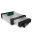 ICY BOX IB-129SSK-B Wechselrahmen, 1x 3,5"/2,5" SATA/SAS HDD zu 1xSATA Host, unterstützt SATA III 6Gbit/s