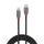 Lindy 36890 USB Kabel USB 2.0 0,5 m USB C Micro-USB B 0,48 Gbit/s Schwarz, Grau