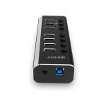 Lindy 43371 Schnittstellen-Hub USB 3.2 Gen 1 (3.1 Gen 1) Type-B 5000 Mbit/s Schwarz