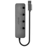 Lindy 43309 Schnittstellen-Hub USB 3.2 Gen 1 (3.1 Gen 1) Type-A 5 Mbit/s Grau