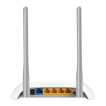 TP-Link TL-WR840N(EU) WLAN-Router Schnelles Ethernet Einzelband (2,4GHz) Grau, Weiß