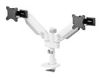 Neomounts DS65S-950WH2 Monitorarm 24-34" - Gasfeder - Topfix - mehrfach verstellbar - 180°-Stopp