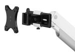 Neomounts DS65S-950WH2 Monitorarm 24-34" - Gasfeder - Topfix - mehrfach verstellbar - 180°-Stopp
