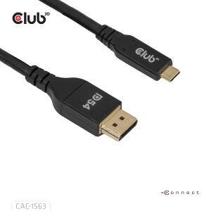 CLUB3D CAC-1563 USB-C® to DisplayPort™ 2.1 DP54 Bi-Directional Cable 8K120Hz 2m / 6.6ft