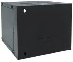Intellinet 19" Wandverteiler mit Schwenkrahmen, 12 HE, 593 (H) x 540 (B) x 450 (T) mm, Flatpack, schwarz