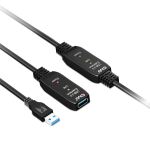 CLUB3D CAC-1406 USB Kabel USB 3.2 Gen 1 (3.1 Gen 1) 15 m USB A 5 Gbit/s Schwarz