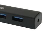 Equip 128953 Schnittstellen-Hub USB 3.2 Gen 1 (3.1 Gen 1) Type-A 5000 Mbit/s Schwarz