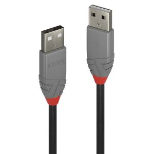 Lindy 36693 USB Kabel USB 2.0 2 m USB A 0,48 Gbit/s Schwarz, Grün, Rot
