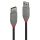 Lindy 36693 USB Kabel USB 2.0 2 m USB A 0,48 Gbit/s Schwarz, Grün, Rot