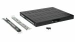 Equip Ausziehbarer Fachboden 19, 1HE, 600mm, Schwarz