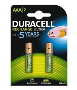 Duracell Akku Staycharged 2 x Micro 0,8 Ah