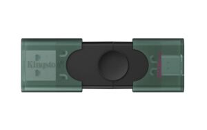 Kingston Technology DataTraveler DuoG2 USB-Stick 256 GB USB Type-A / USB Type-C 3.2 Gen 1 (3.1 Gen 1) Schwarz, Grün