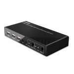 Lindy 32809 Tastatur/Video/Maus (KVM)-Switch Schwarz