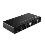 Lindy 32809 Tastatur/Video/Maus (KVM)-Switch Schwarz