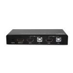 Lindy 32809 Tastatur/Video/Maus (KVM)-Switch Schwarz
