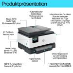 HP OfficeJet Pro 9120b Wireless All-in-One Farbe Drucker, Beidseitiger Druck; Kopierer, Scanner