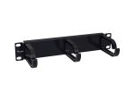 Equip 10" Kabelmanagement-Panel, 1HE, Schwarz