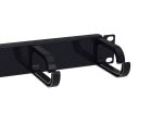 Equip 10" Kabelmanagement-Panel, 1HE, Schwarz