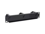 Equip 10" Kabelmanagement-Panel, 1HE, Schwarz