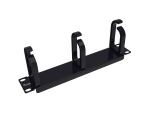 Equip 10" Kabelmanagement-Panel, 1HE, Schwarz