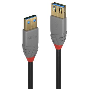 Lindy 36763 USB Kabel USB 3.2 Gen 1 (3.1 Gen 1) 3 m USB A 5 Gbit/s Schwarz