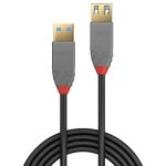 Lindy 36763 USB Kabel USB 3.2 Gen 1 (3.1 Gen 1) 3 m USB A 5 Gbit/s Schwarz