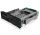 ICY BOX IB-173SSK, 2fach Wechselrahmen für SATA/SAS, 1x 2,5" + 1x 3,5" SATA HDD zu 2x SATA Host in 1x 5,25" Einschub, Easy Swap