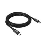 CLUB3D CAC-1579 USB Kabel USB4 Gen 3x2 3 m USB C 40 Gbit/s 240 W Schwarz
