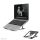 Neomounts NSLS085BLACK Laptop-Halterung 10-17" - faltbar - kompakt - universal