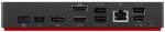Lenovo ThinkPad Universal Thunderbolt 4 Smart Dock Kabelgebunden Schwarz