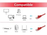 Equip Cat.6 U/UTP Patchkabel, 20m, Rot