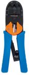 Intellinet Universal Crimpzange für Modularstecker, Für RJ45-, RJ12- und RJ11- Modularstecker