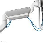 Neomounts DS75-450WH2 Monitorarm 17-32" - Gasfeder - Topfix - 180°-Stopp