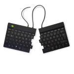 R-Go Tools Ergonomische Tastatur R-Go Split Break v2 mit Pausensoftware, geteilte Tastatur, QWERTZ (DE), Kabelgebunden, Schwarz