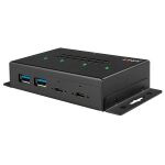Lindy 43094 Schnittstellen-Hub USB 3.2 Gen 2 (3.1 Gen 2) Type-C 10000 Mbit/s Schwarz