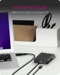 ICY BOX IB-CR601M-C31, M.2 NVMe/SATA SSD Gehäuse mit CFexpress Type-B Kartenleser, Host USB 3.2 Gen 2 Type-C+A 10 Gbit/s