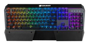 COUGAR Gaming Tastatur Attack X3 RGB, Mechanisch, Cherry MX Silber