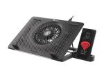 GENESIS Oxid 450 Llaptop-Kühlpad 39,6 cm (15.6") 2400 RPM Schwarz
