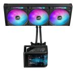 ASUS ROG Ryuo IV SLC 360 ARGB Prozessor All-in-One-Flüssigkeitskühler 12 cm Schwarz