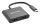 Manhattan 154321 Videokabel-Adapter 0,15 m USB Typ-C 2 x HDMI Schwarz