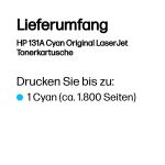 HP 131A Cyan Original LaserJet Tonerkartusche